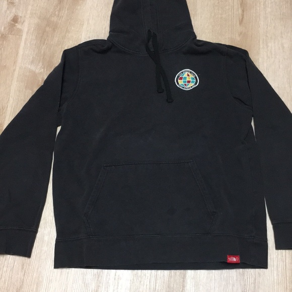 The North Face OUR FUTURE OUR LAND Black Hooded Men's sweatshirt size Large - Picture 5 of 6